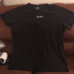 Nike “”just do it” logo tee XL